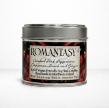 Romantasy: Crushed Pink Peppercorn, Cinnamon, Peach and Ginger Scented Soy Candle