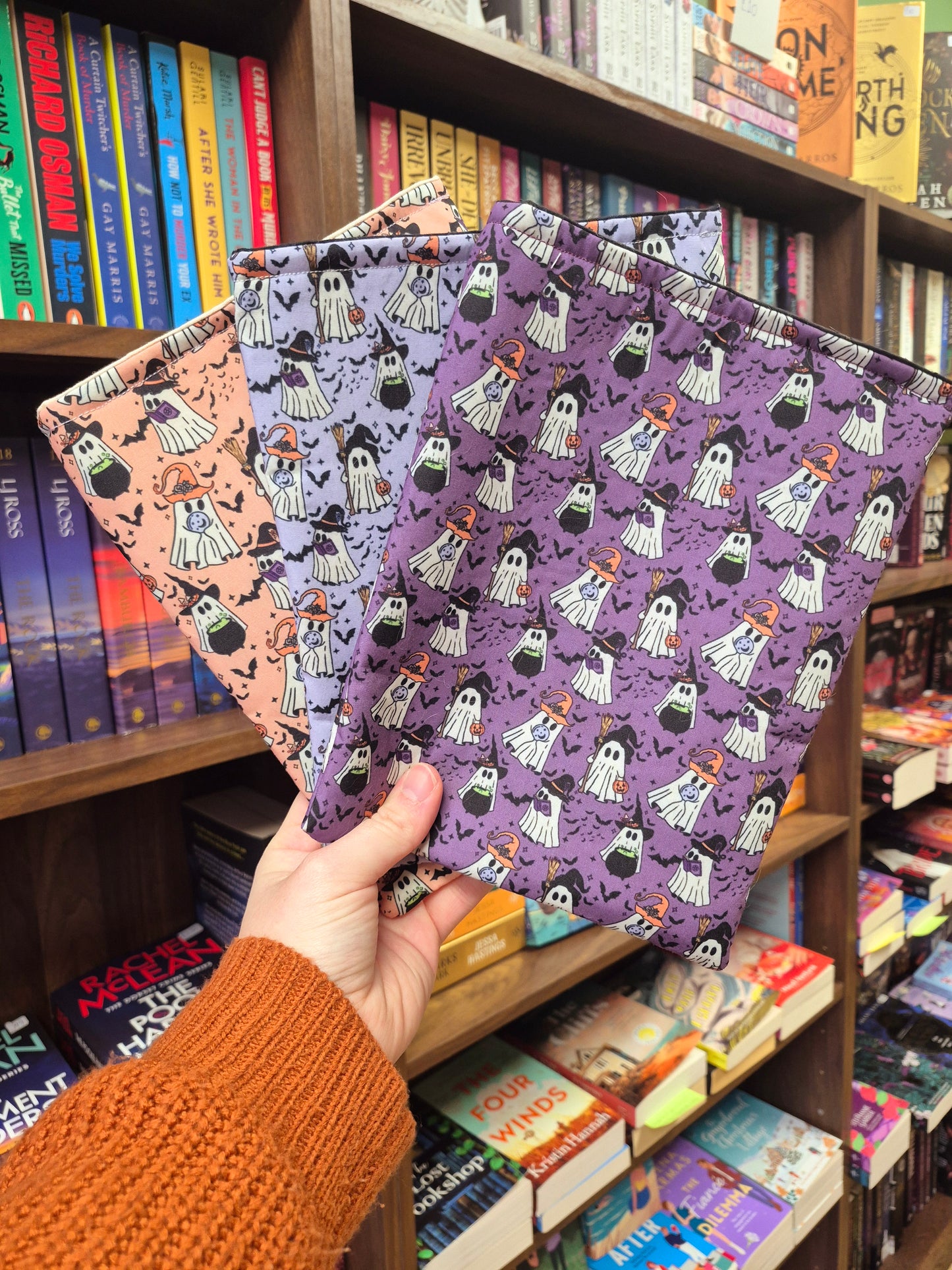 Handmade by Foster's Ghostie Book Sleeves!