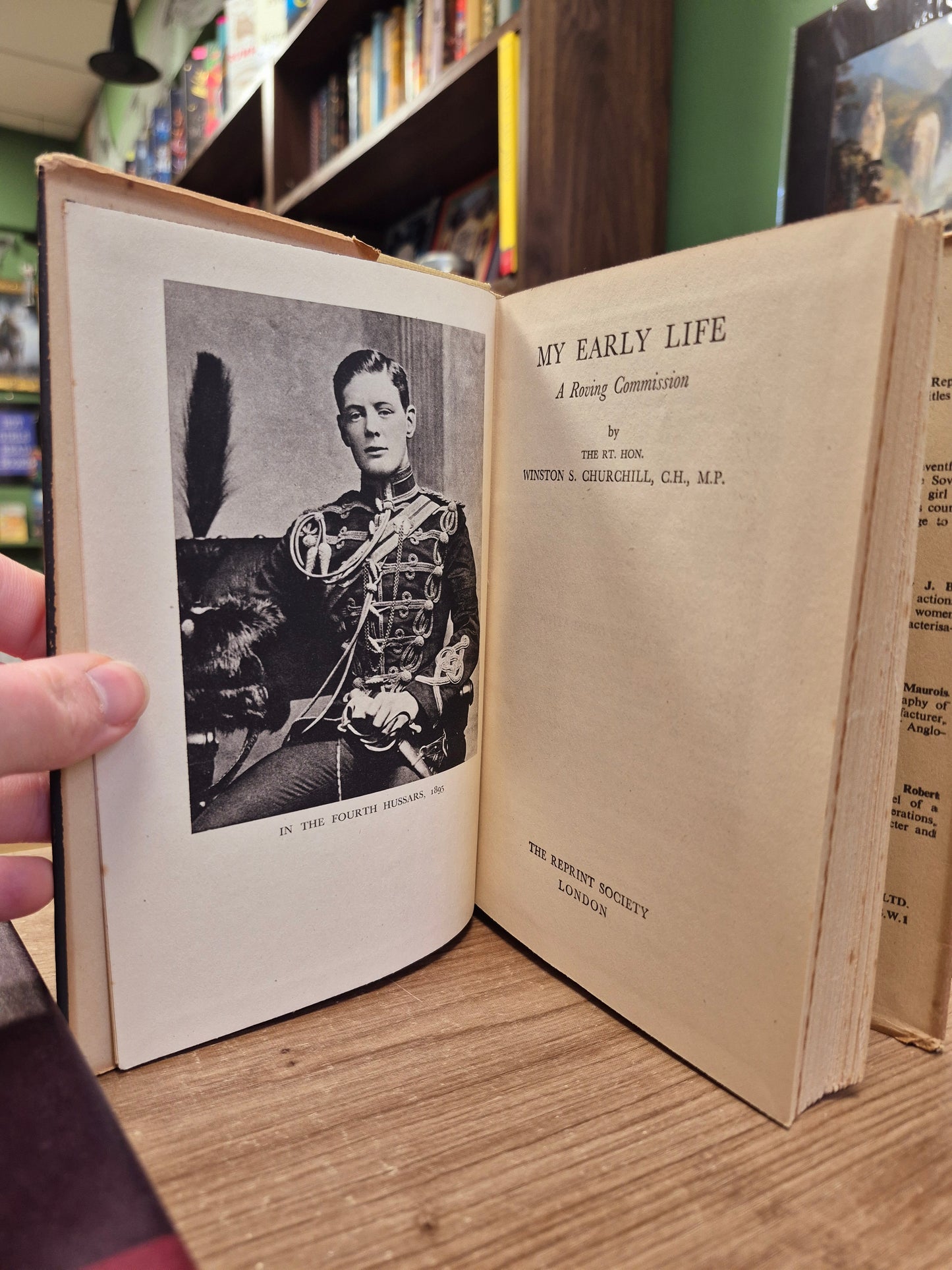 My Early Life: A Roving Comission - Winston S Churchill (The Reprint Society 1944)
