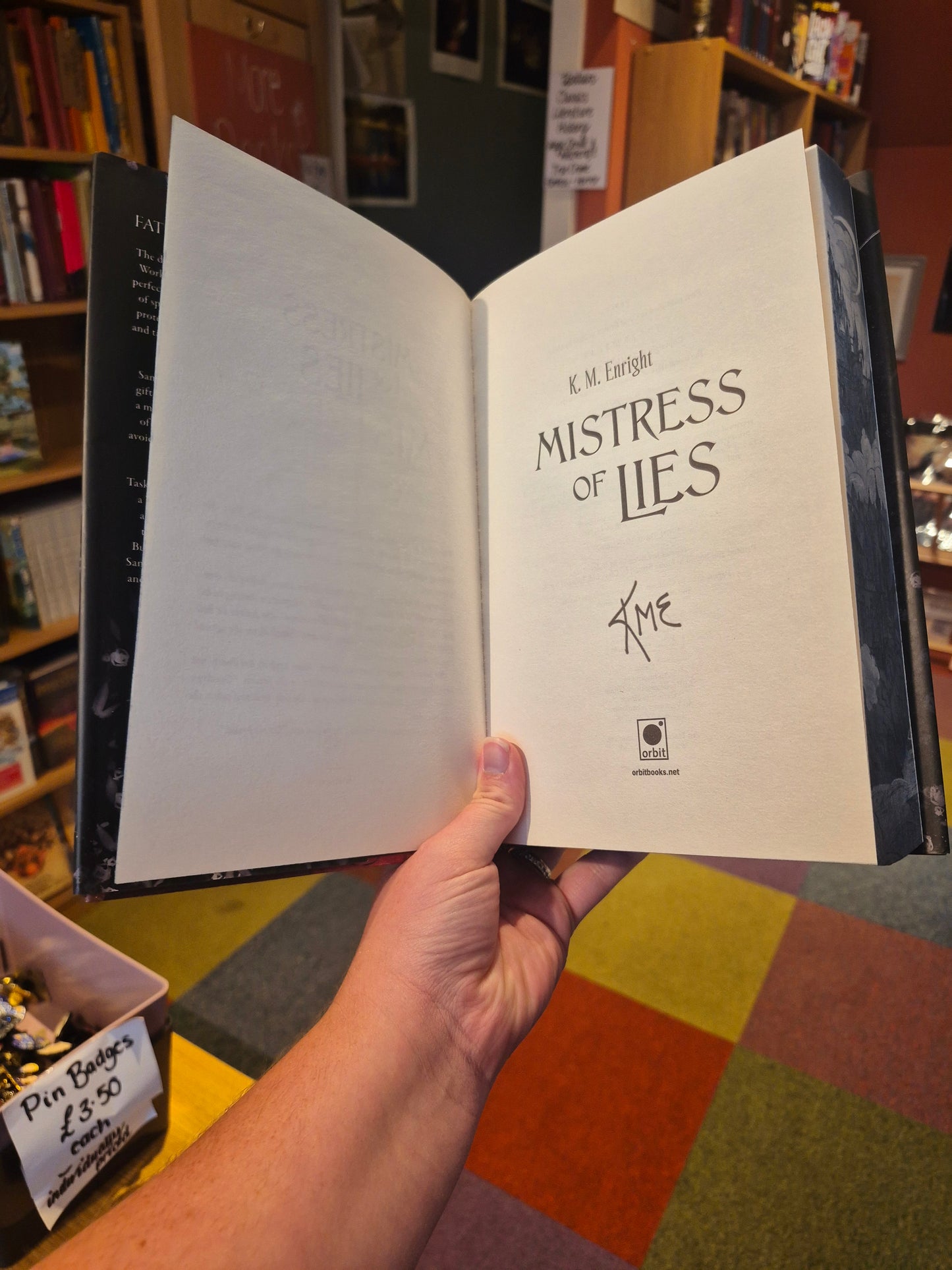 Mistress of Lies - KM Enright (Signed Illumicrate Edition)
