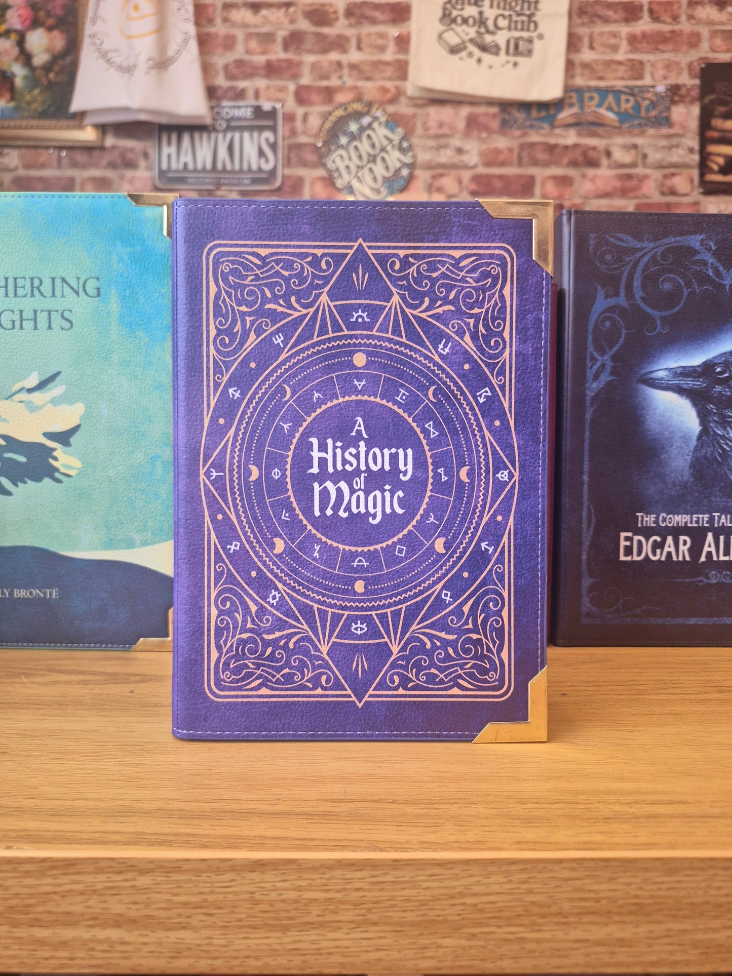 A History of Magic Leather Book Bag