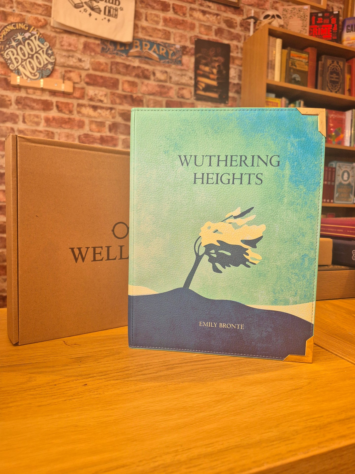 Wuthering Heights Leather Book Bag