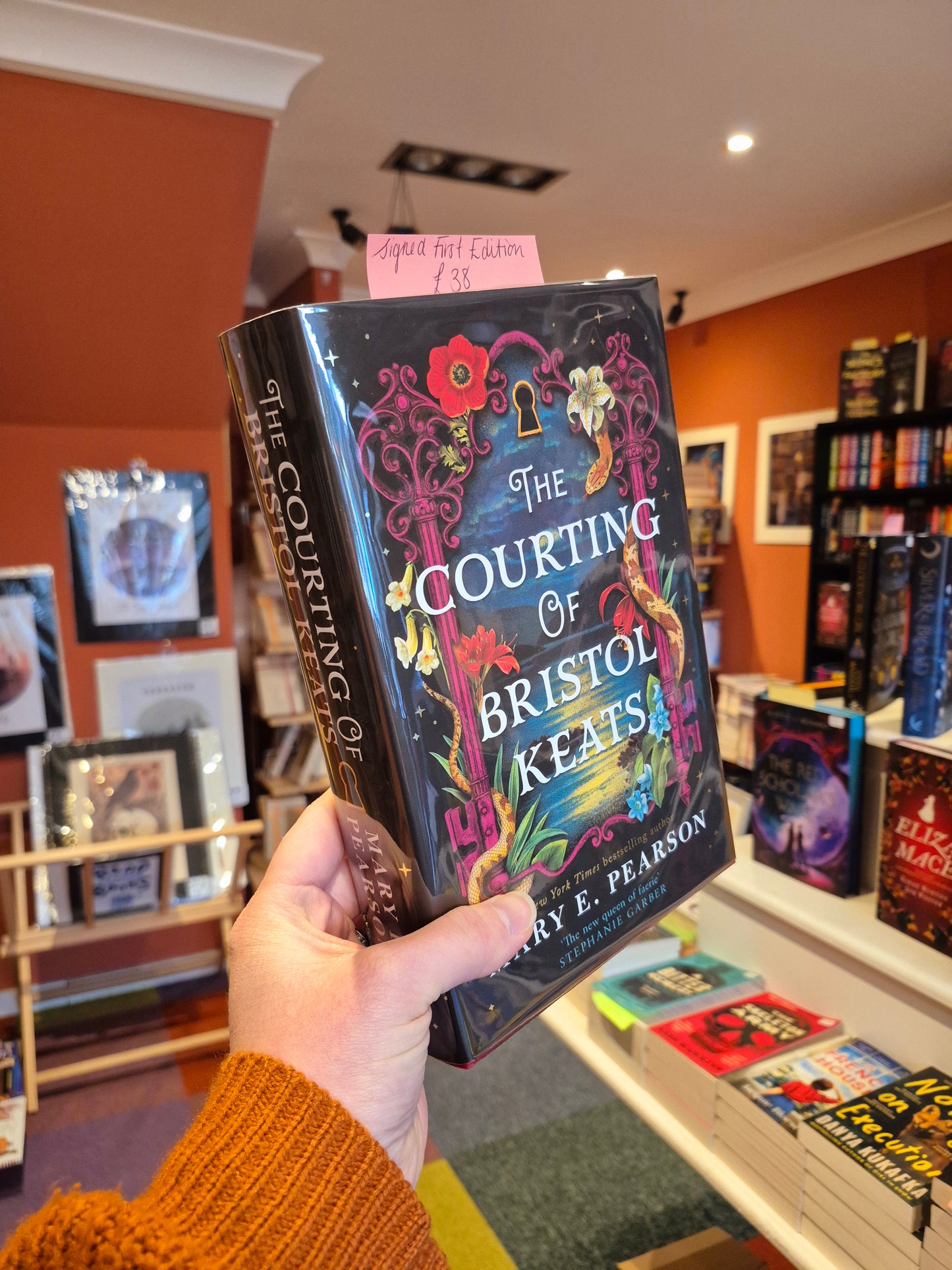 The Courting of Bristol Keats - Mary E Pearson (Signed First Edition w/ Sprayed Edges)
