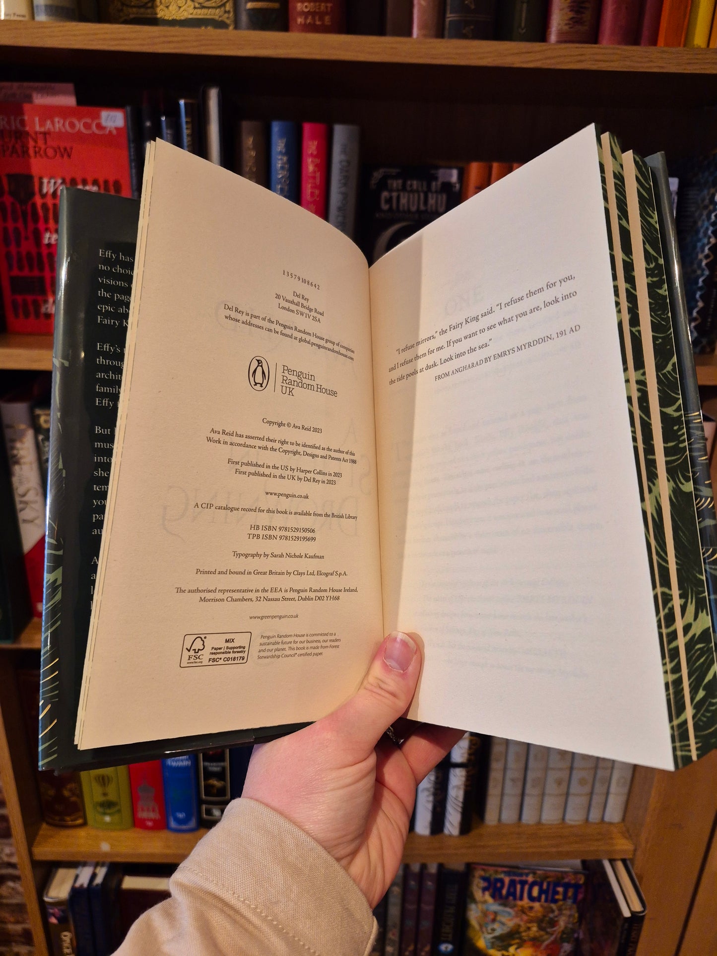 A Study in Drowning - Ava Reid (First Edition w/ Sprayed Edges)