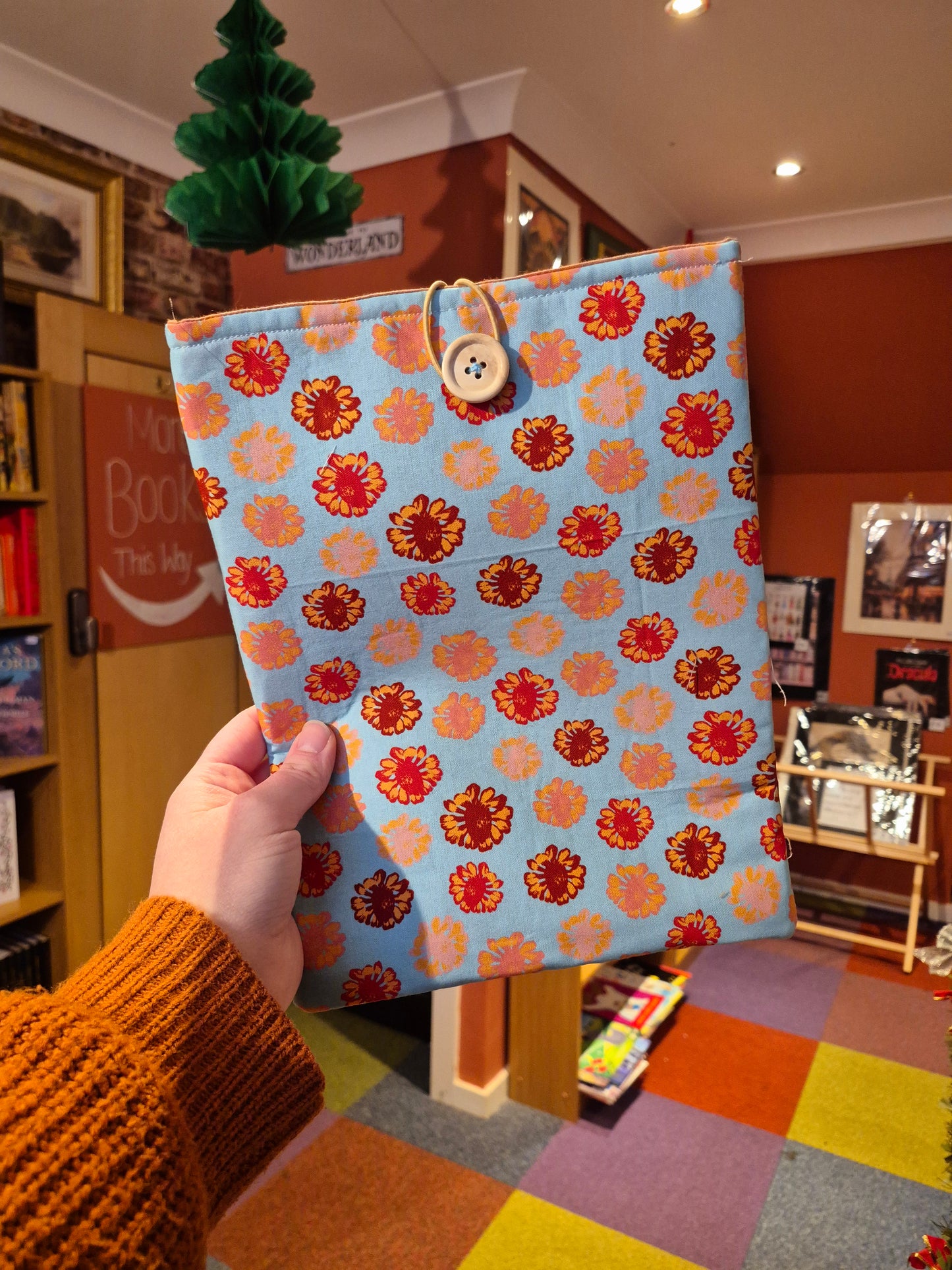 Handmade by Foster's Book Sleeves! Royal Horticultural Society Design