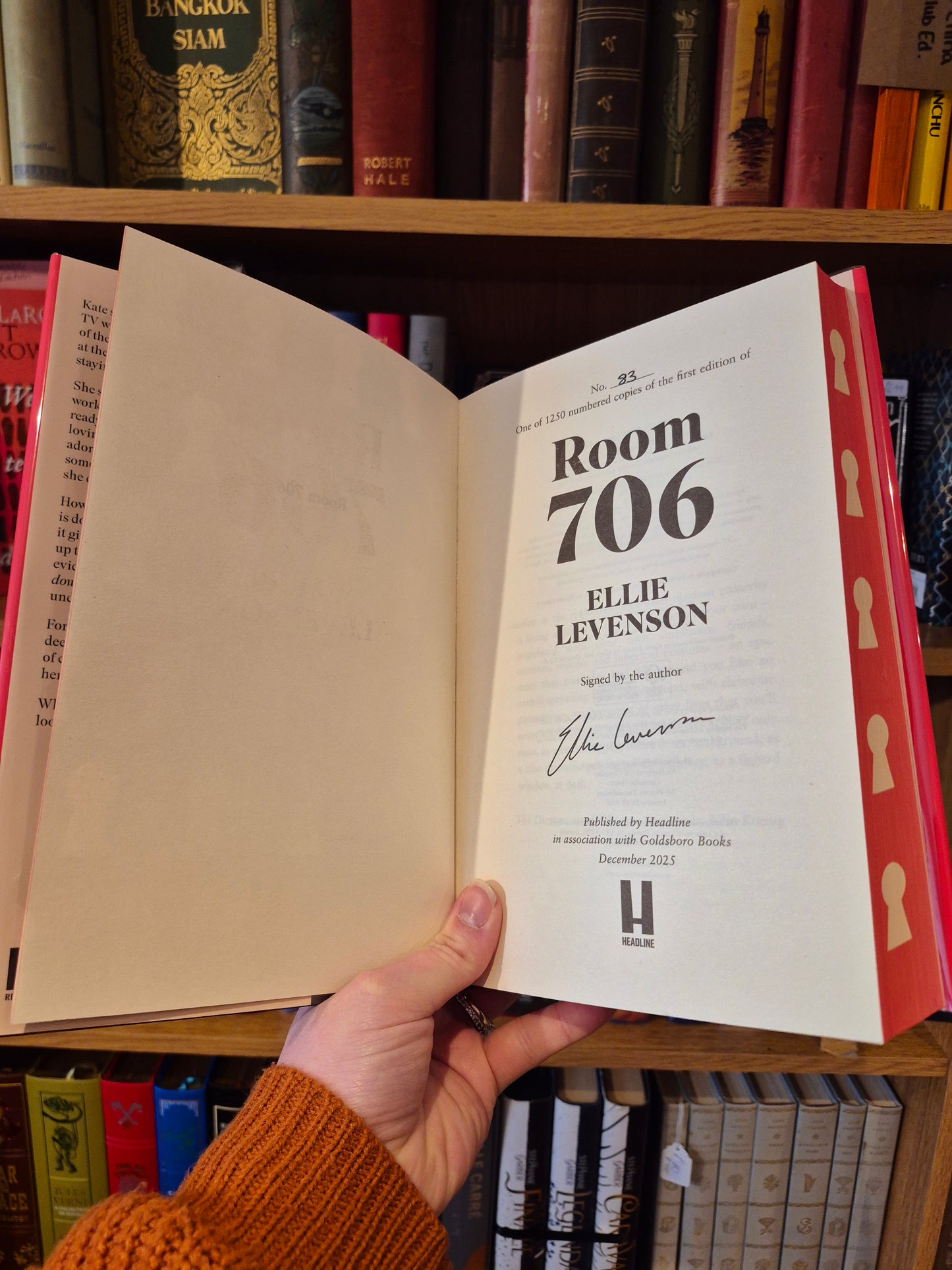 Room 706 - Ellie Levenson (Signed & Numbered First Edition)