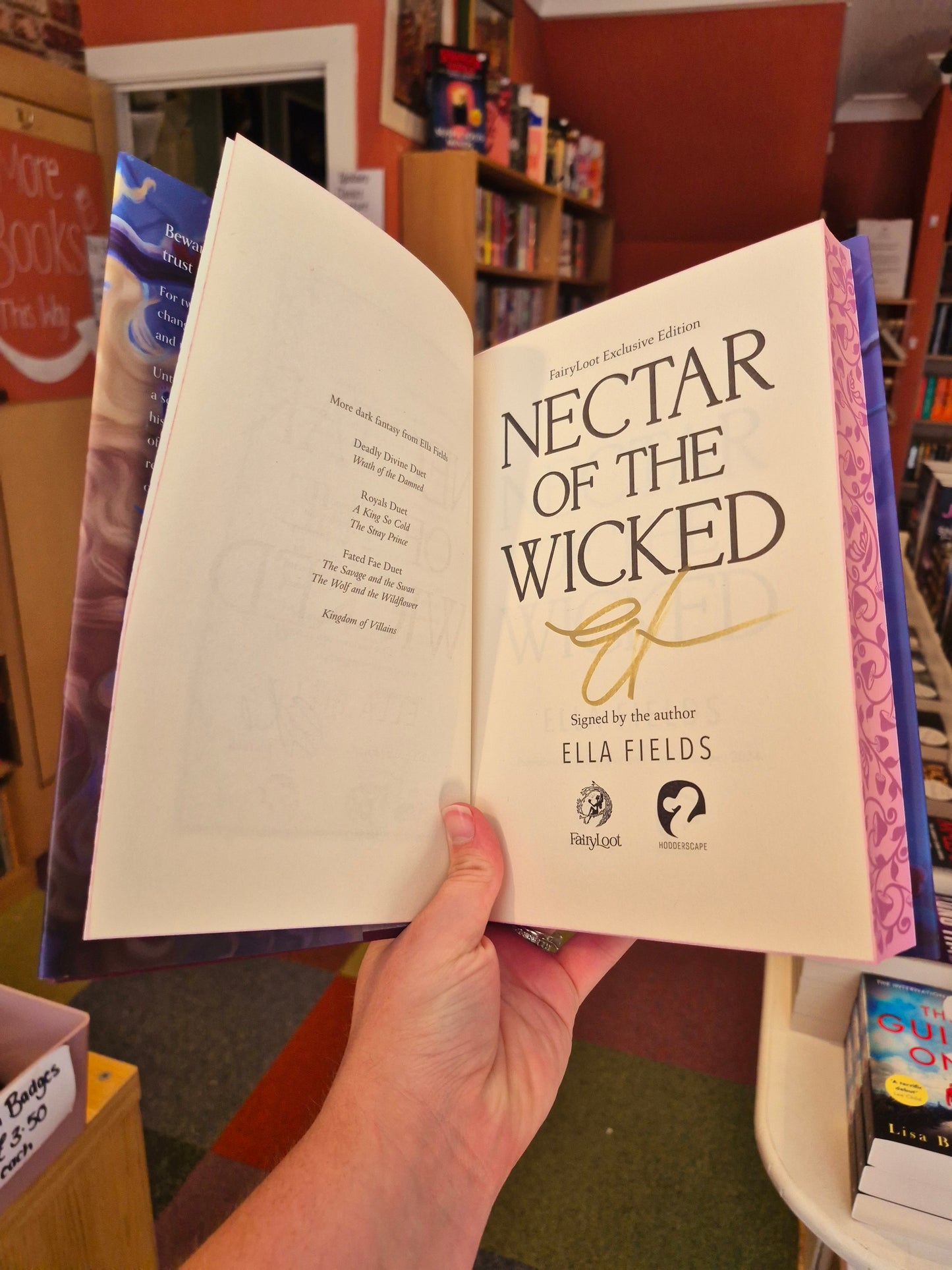 Nectar of the Wicked - Ella Fields (Signed Fairyloot Edition)