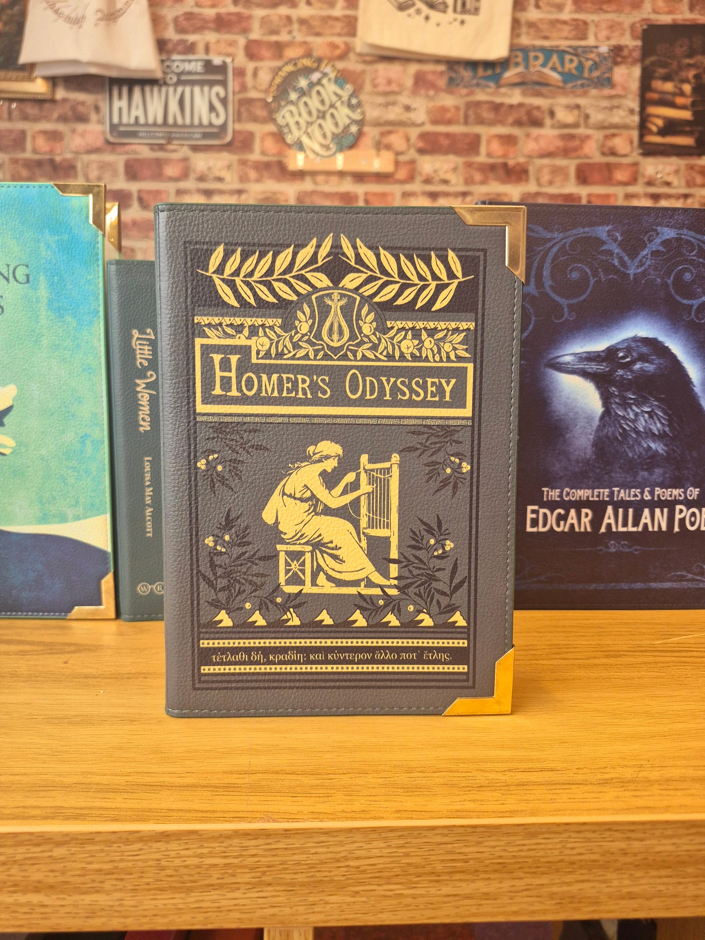 Homer's Odyssey Leather Book Bag