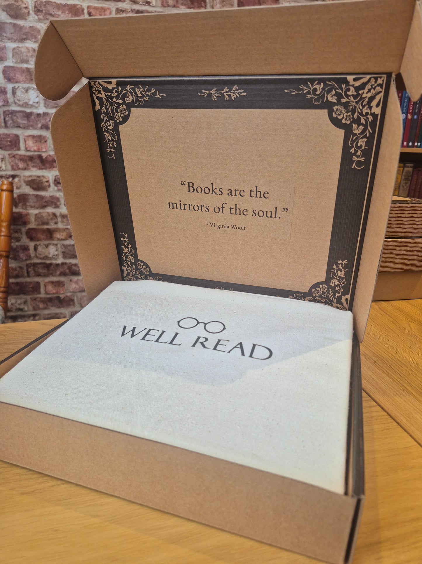Edgar Allan Poe Leather Book Bag