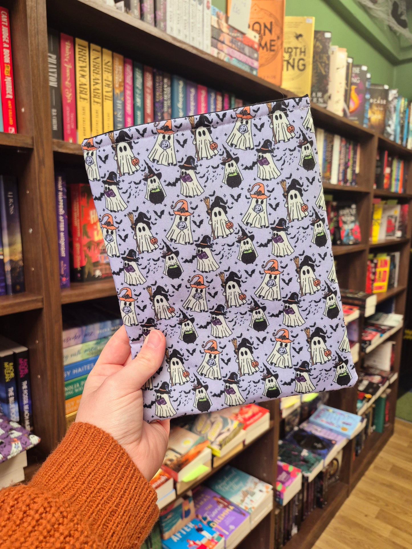 Handmade by Foster's Ghostie Book Sleeves!