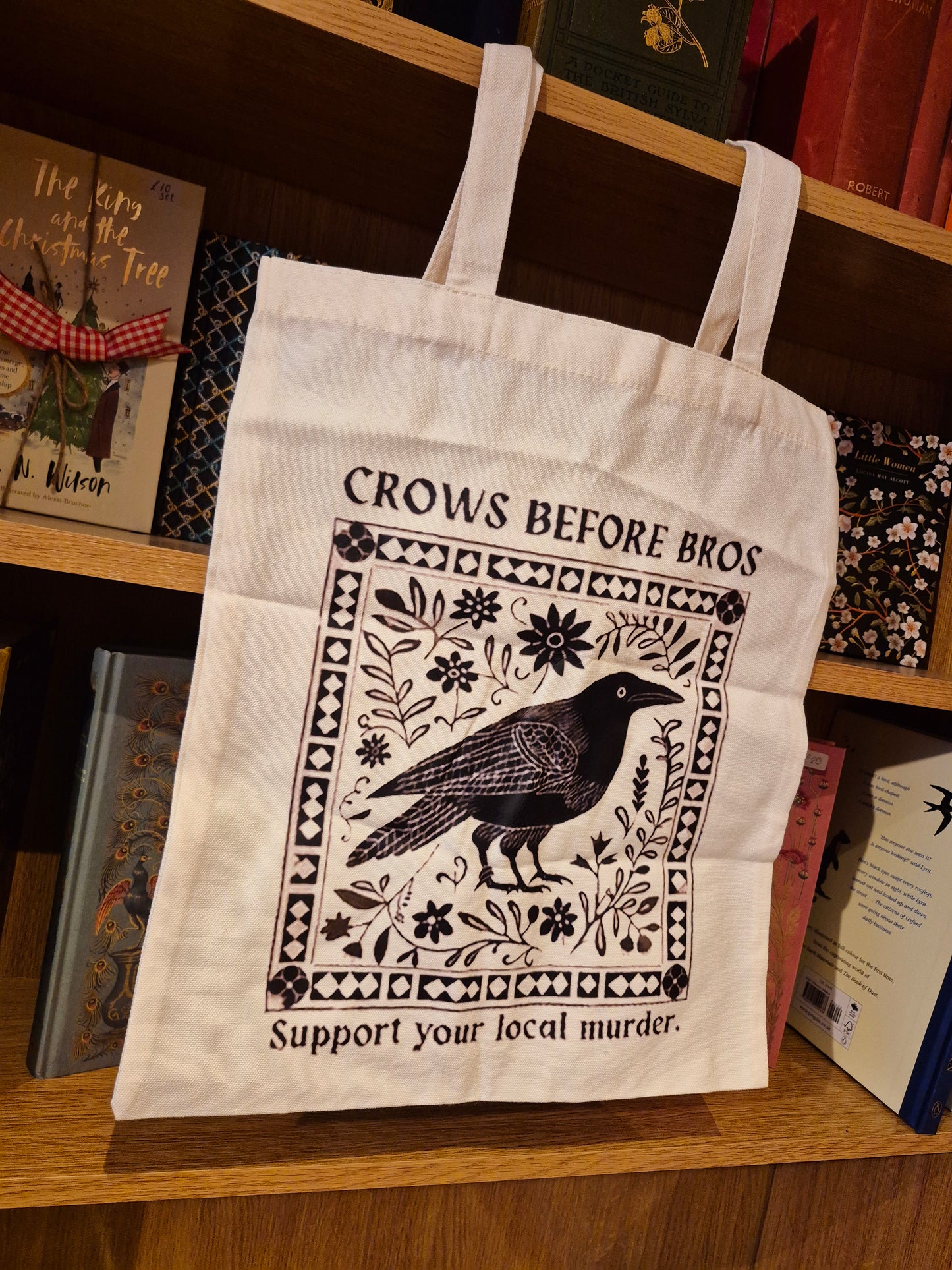 Crows Before Bros Tote Bag