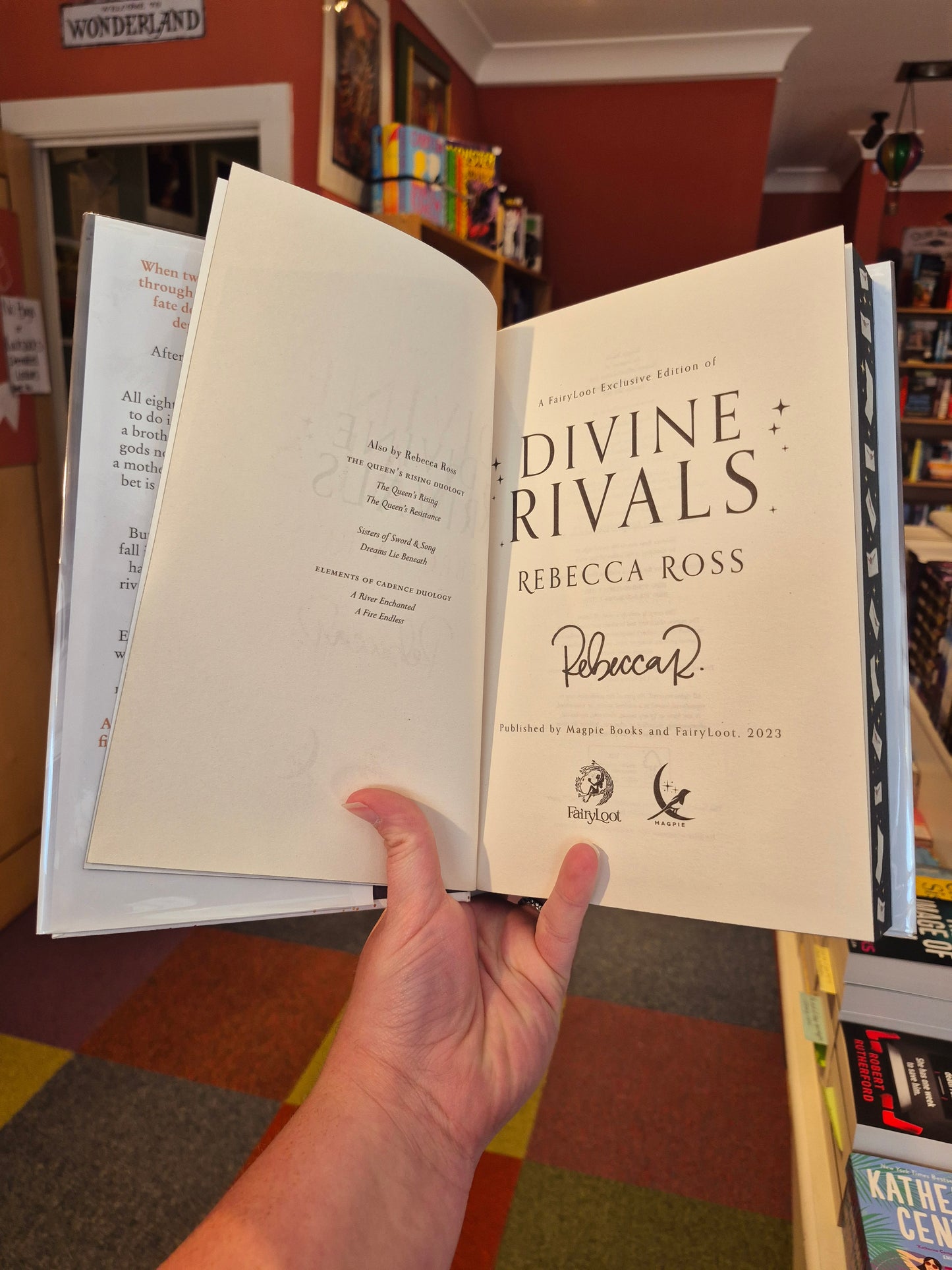 Divine Rivals & Ruthless Vows - Rebecca Ross (Signed Fairyloot Hardback Set!)