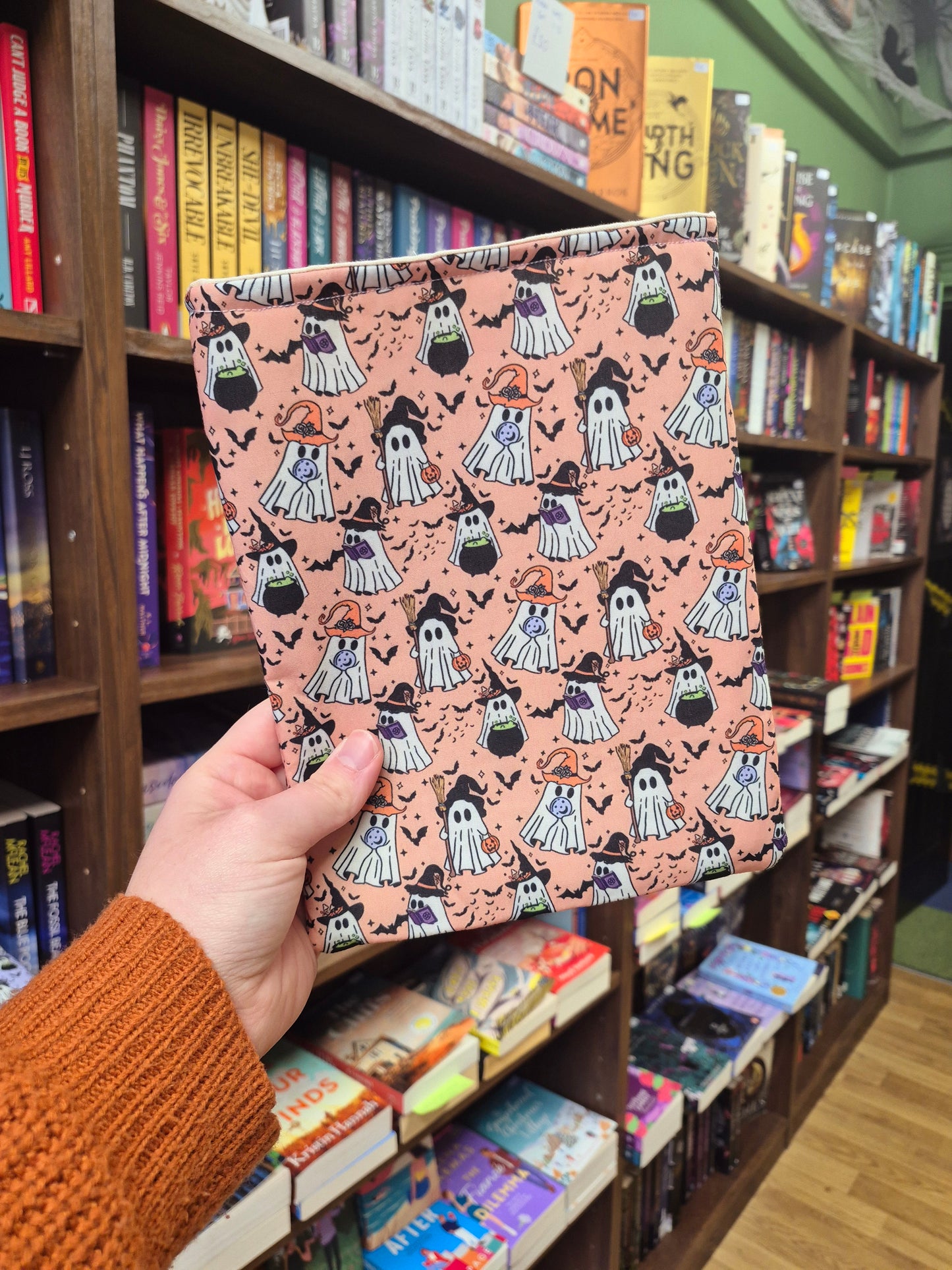 Handmade by Foster's Ghostie Book Sleeves!