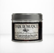 Dark Romance: Fig, Florals, and Pomegranate Seeds Scented Soy Candle