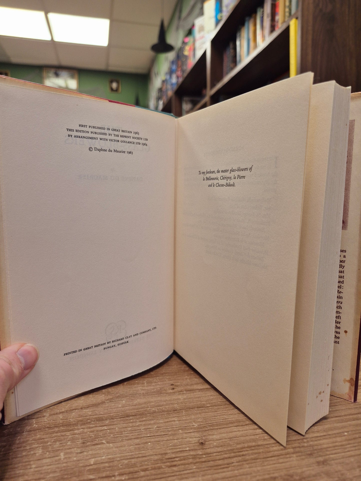 The Glass Blowers - Daphne du Maurier (The Reprint Society 1964)