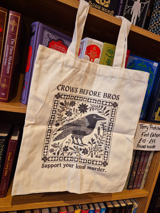 Crows Before Bros Tote Bag