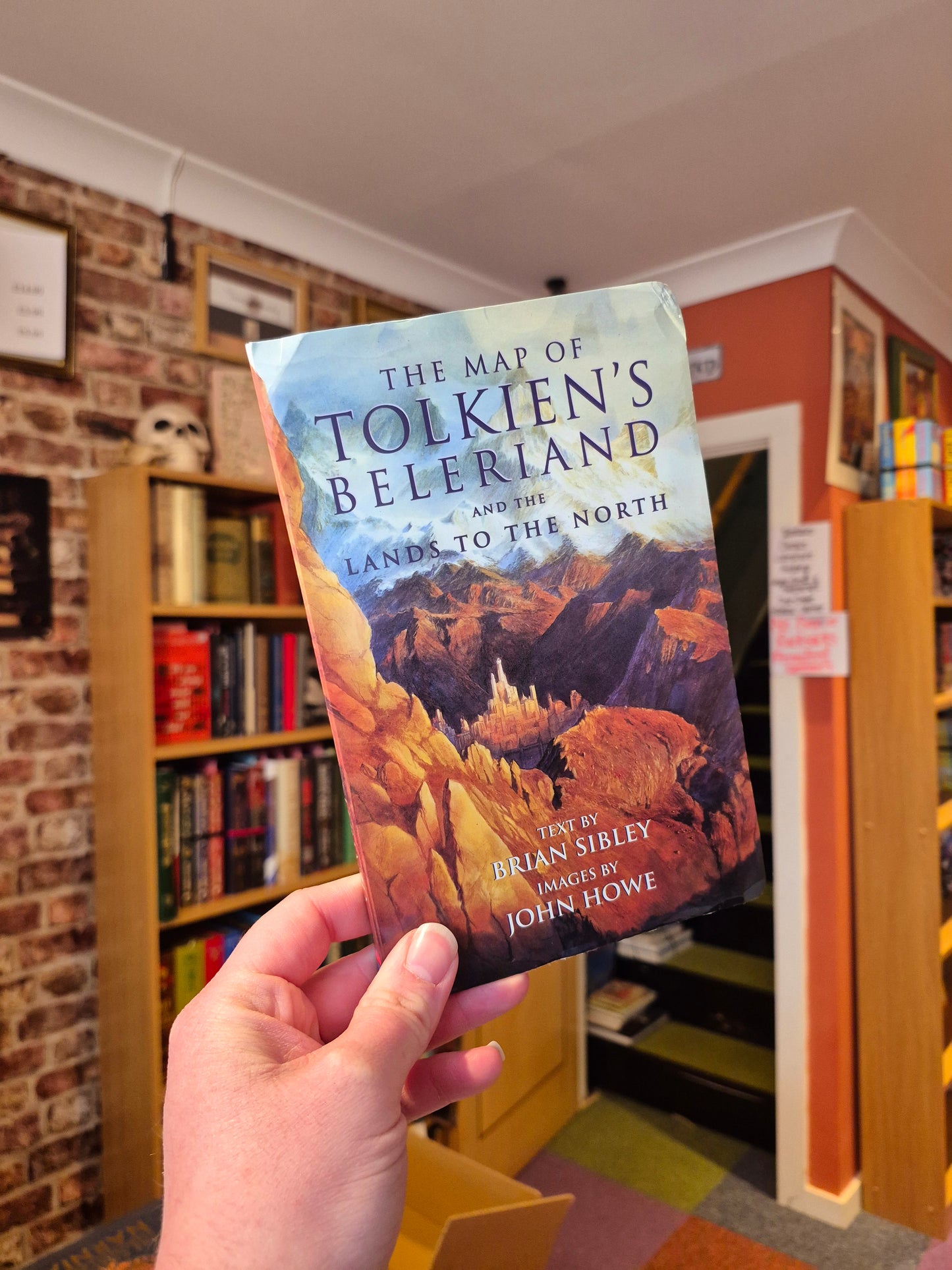 The Map of Tolkien's Beleriand and the Lands to the North - Brian Sibley & John Howe