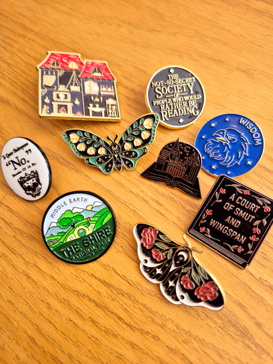 Bookish Pin Badges!