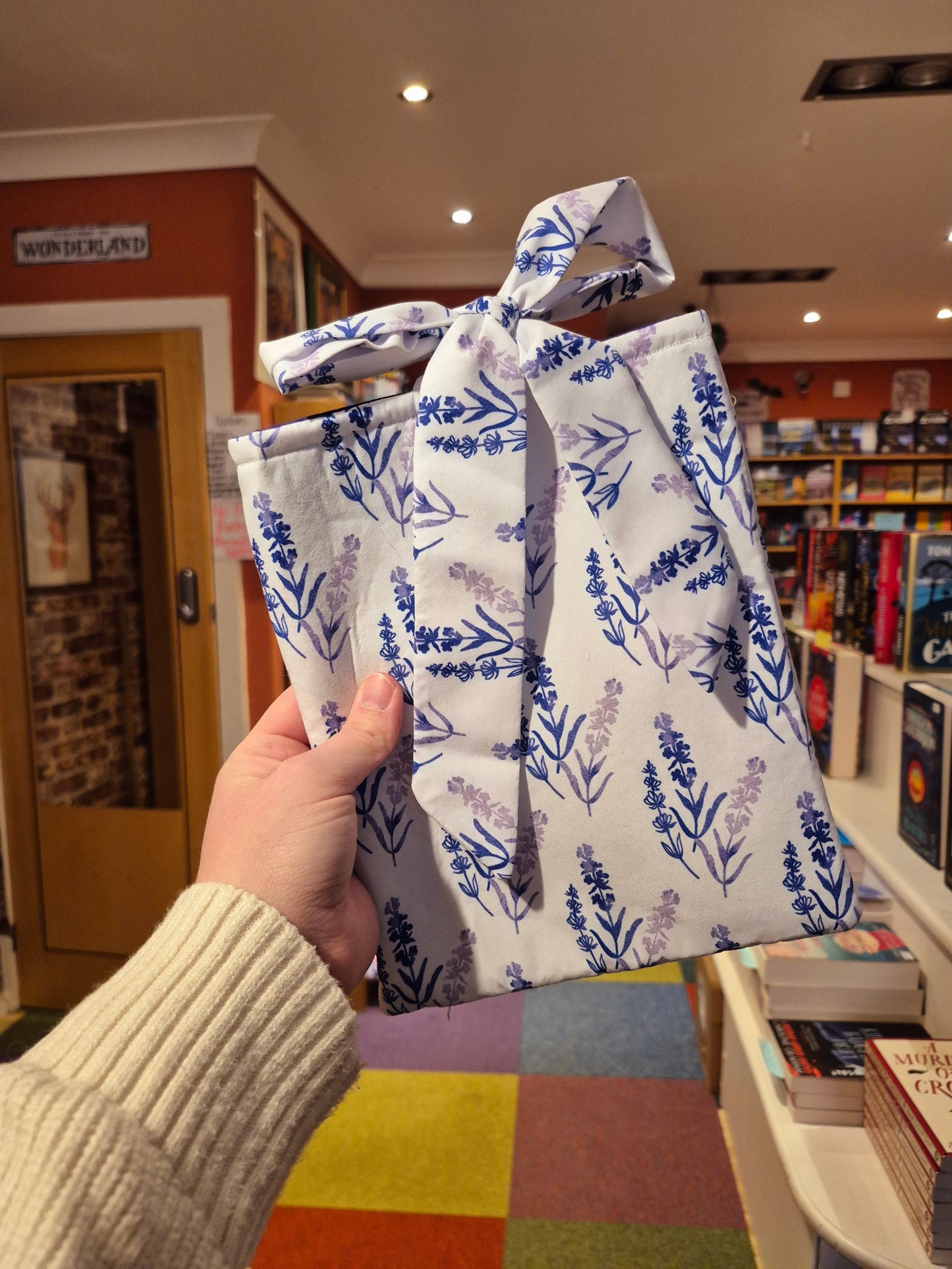 Handmade by Foster's Purple Florals Book Sleeves