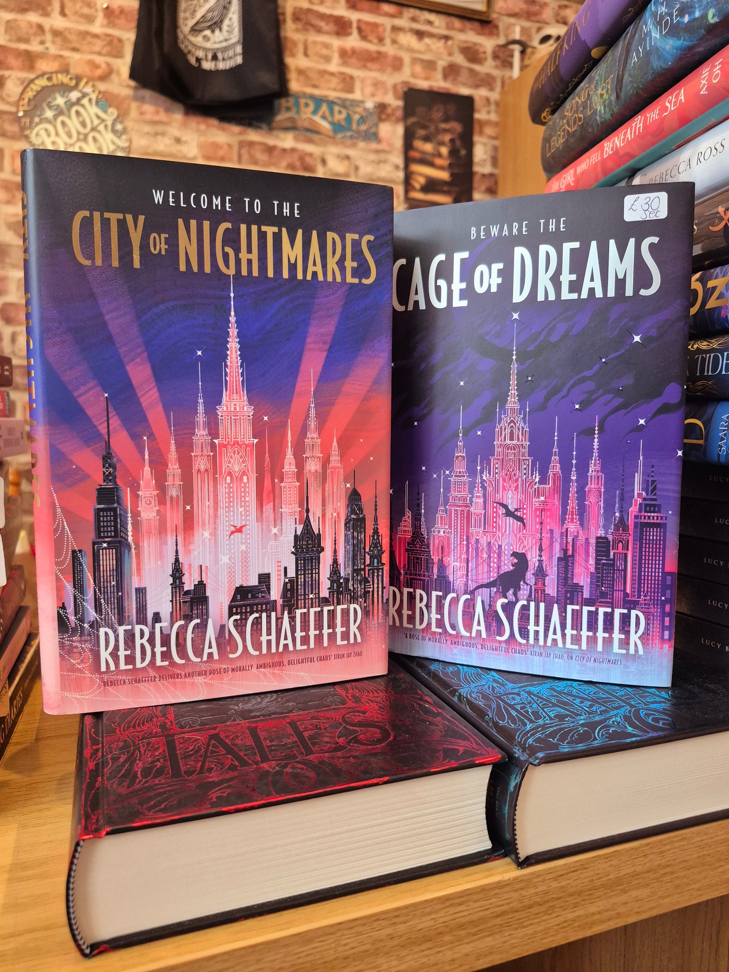 City of Nightmares & Cage of Dreams - Rebecca Schaeffer (Signed Fairyloot Set)